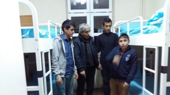 İlçe Milli Eğitim Müdürümüz Sayın Mutluk ÖZDEN Anadolu İmam Hatip Lisesi Pansiyon ve etütleri ziyaret etti. 