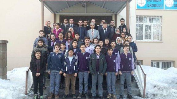 TEOG Başarısı ile Bitlis Genelinde Dereceye Giren İlçemiz Bayındır Ortaokulu´na Ziyaret