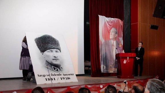 Gazi Mustafa Kemal Atatürk 10 Kasımda Saygıyla Anıldı