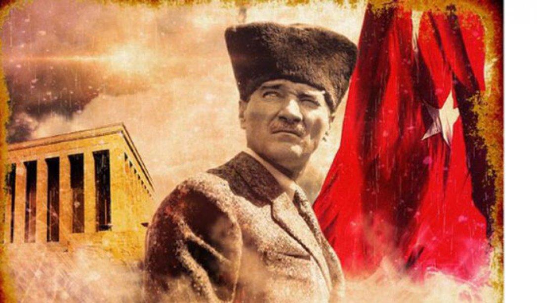 İlçe Milli Eğitim Müdürümüz Mutluk Özden'in 10 Kasım Atatürk'ü Anma Günü Mesajı