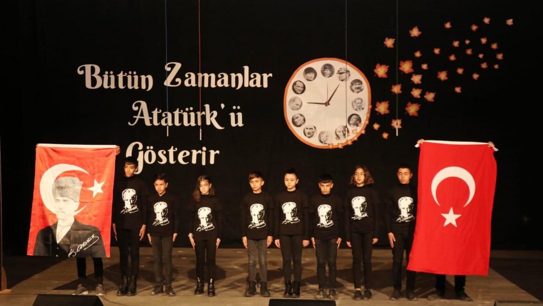 İlçemizde 10 Kasım Atatürk'ü Anma Programı Gerçekleştirildi